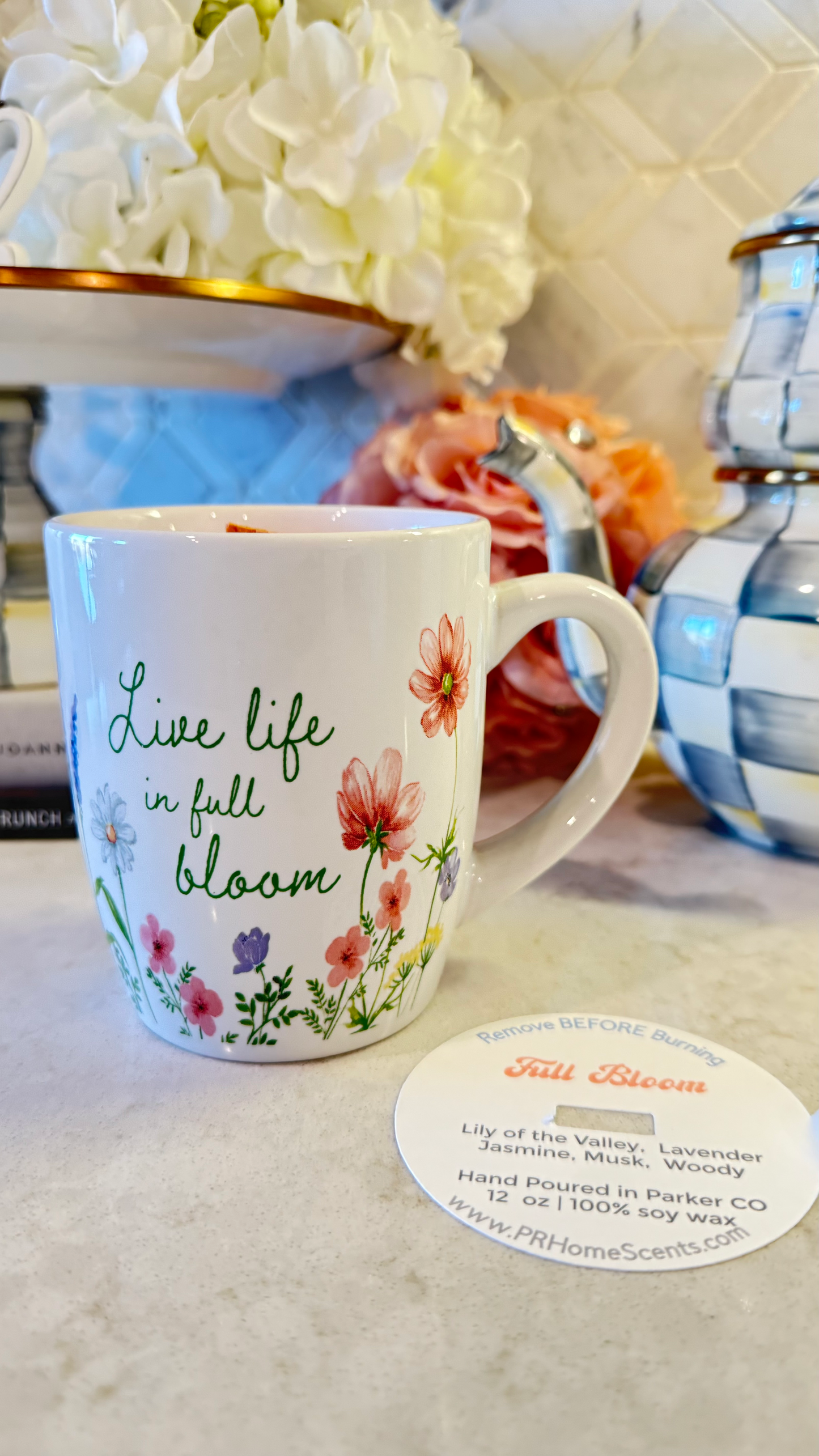 Spring Mug Candles