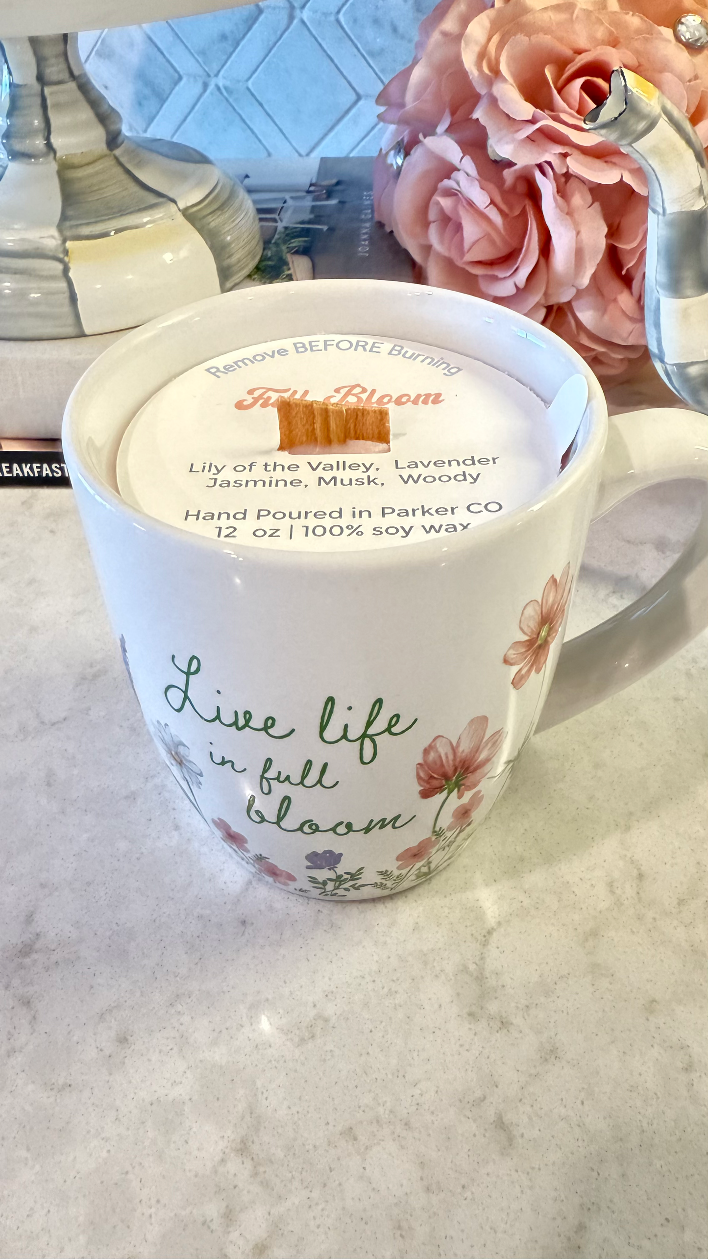 Spring Mug Candles