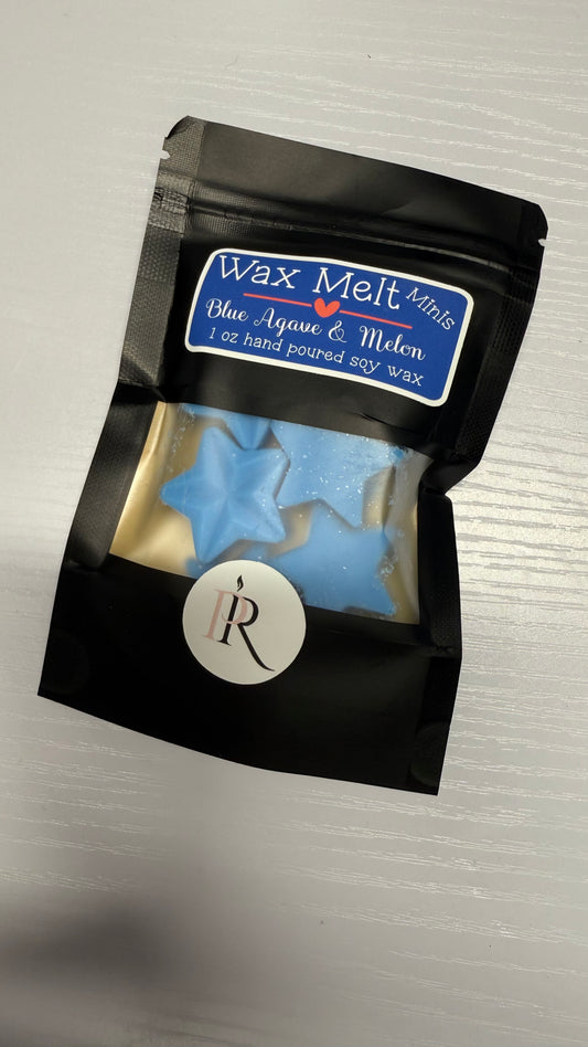 Blue Agave and Melon soy wax melt minis 1 ounce