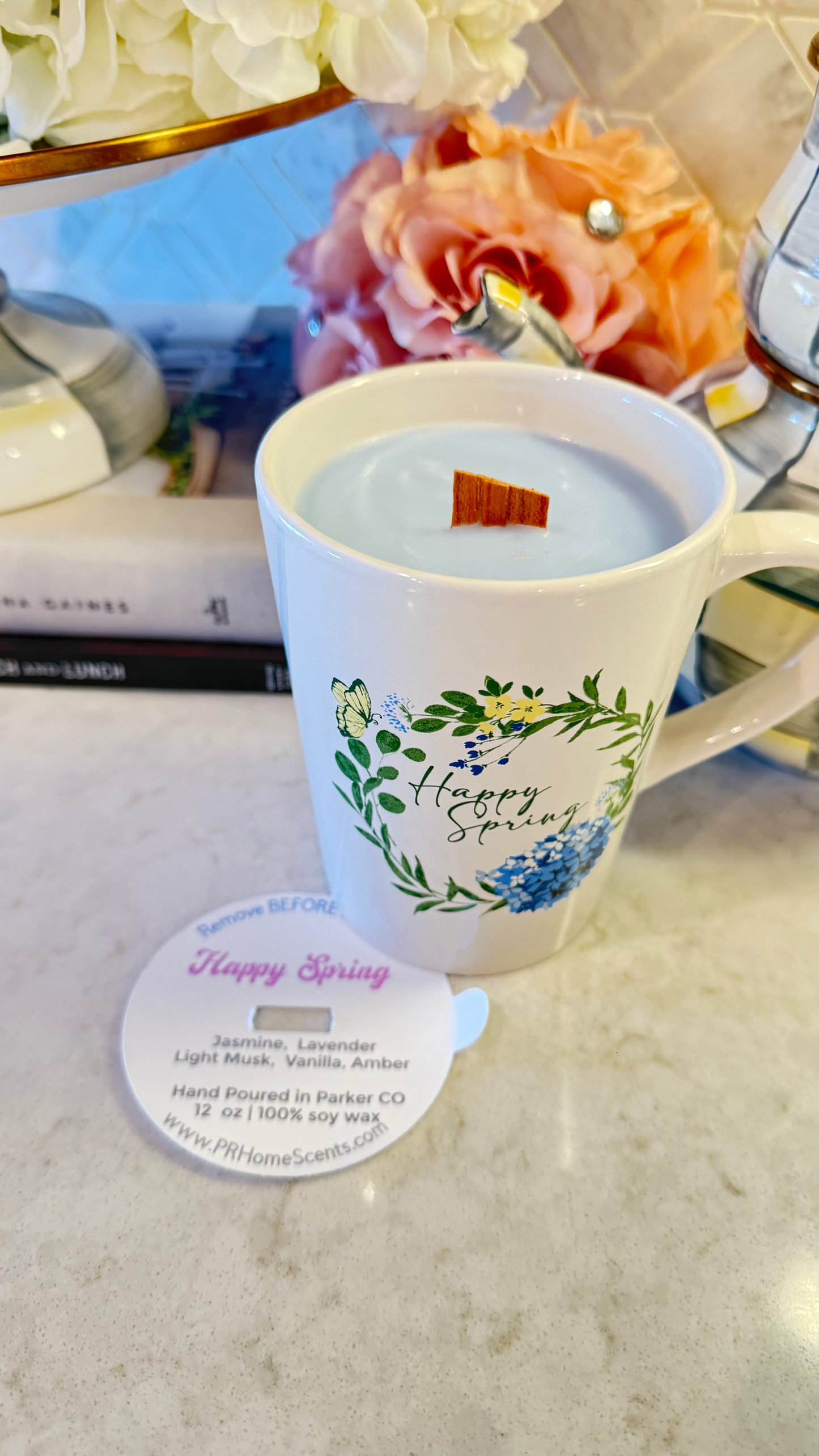 Spring Mug Candles