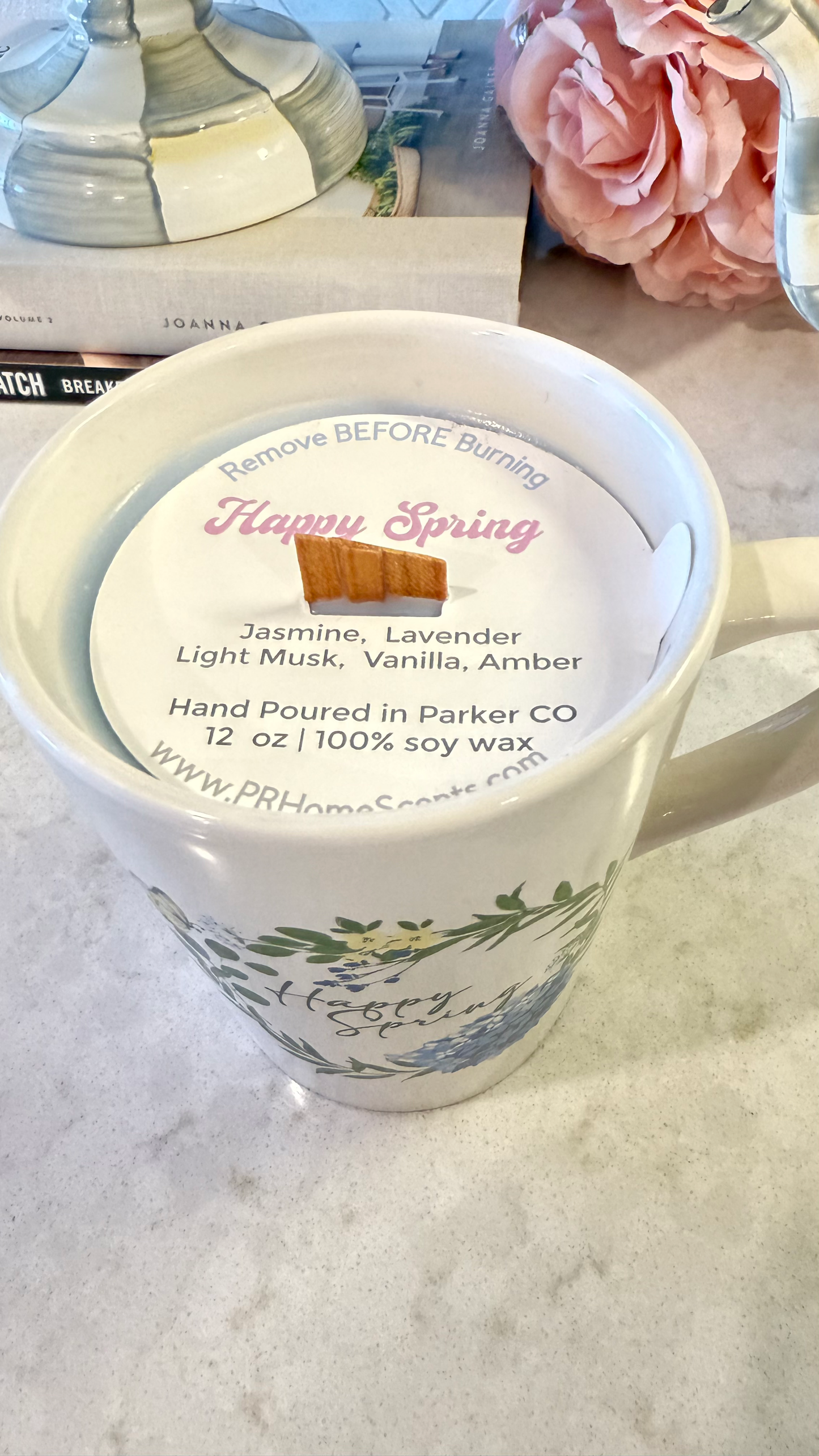 Spring Mug Candles