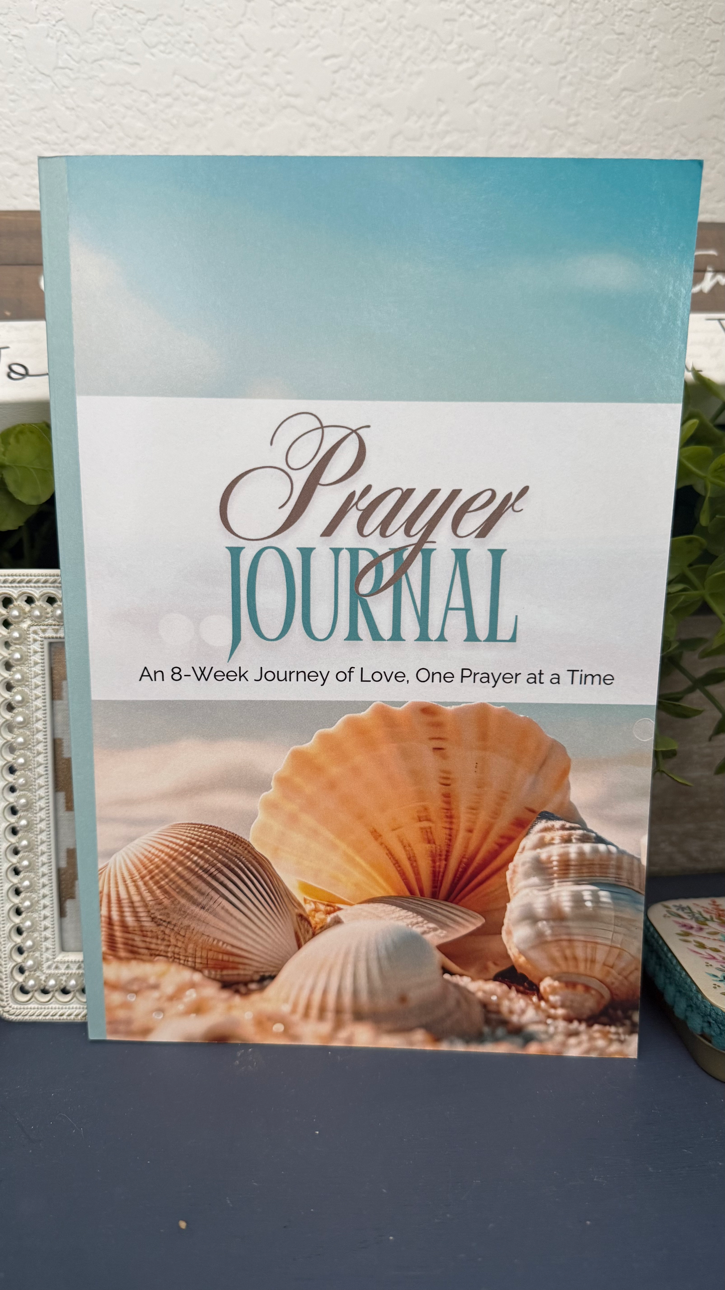 8-week Prayer Journal focusing on love, starting with John 3:16. Guided prayers & reflections for spiritual growth. Available on Shopify & Amazon.