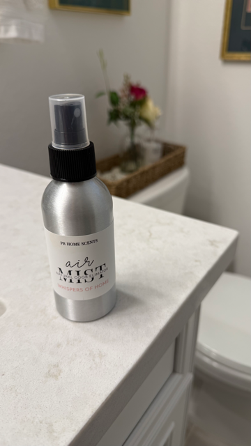 Whispers of Home Room Spray - Odor Eliminating - Non Toxic, VOC Free, Paraben Free ,Phthalate Free, Vegan Friendly, Cruelty Free, clean scent poopourie