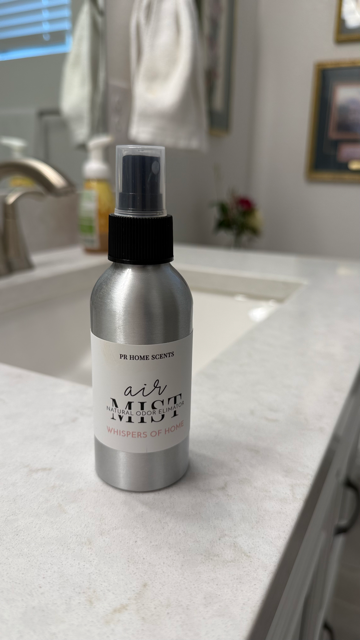 Whispers of Home Room Spray - Odor Eliminating - Non Toxic, VOC Free, Paraben Free ,Phthalate Free, Vegan Friendly, Cruelty Free, clean scent poopourie